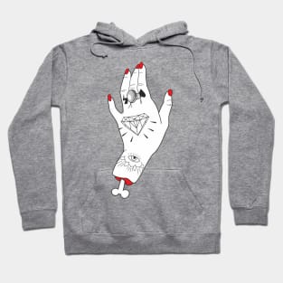 Tattoo Hand Hoodie